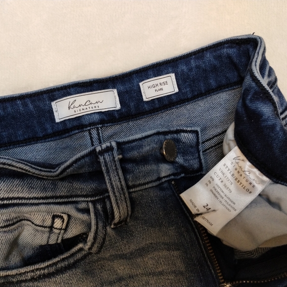 KanCan high rise flare jeans size 24 - Picture 9 of 13
